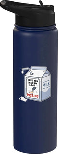 Amputee Leg Amputation Milk Carton Have You Seen My Legs Stainless Steel Insulated Water Bottle