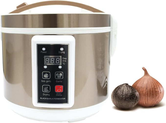 INTBUYING 110V 5L Garlic Fermenter - Automatic Black Garlic Maker - Intelligent Control