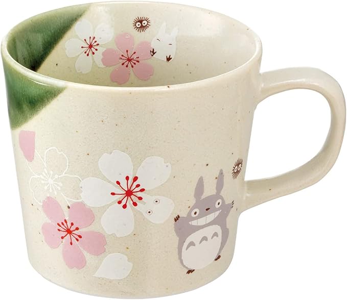 Studio Ghibli - My Neighbor Totoro - Sakura/Cherry Blossom, Skater Traditional Japanese Porcelain Dish Series - Mug