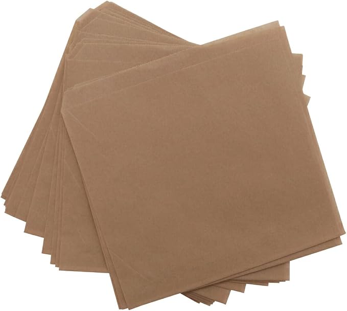 G.E.T. 4-T4000 Brown Cone Basket Liner / Deli Wrap Paper / Double Open Bag Paper Food-Safe Tissue Liners Collection (Pack of 2000)