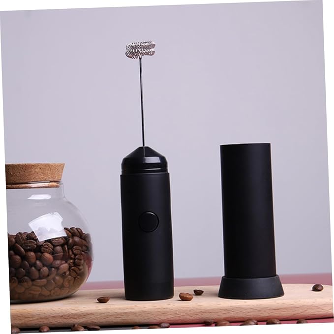 Cabilock Handheld Electric Frother and Mixer Food-grade Whisk for Lattes Cappuccinos and More Convenient Battery Operated Tool for Home Use