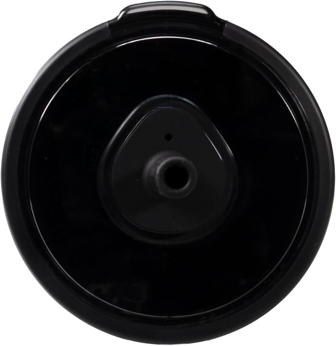 HydroJug Everyday Tumbler 14 oz, Ceramic-Lined Straw Cup, Black