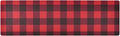 Heat Resistant Table Runner Trivet for Hot Pots and Pans 39 x 12 Inch Long Hot Pad Decorative Table Protector for Kitchen Countertop Buffalo Plaid Black Red