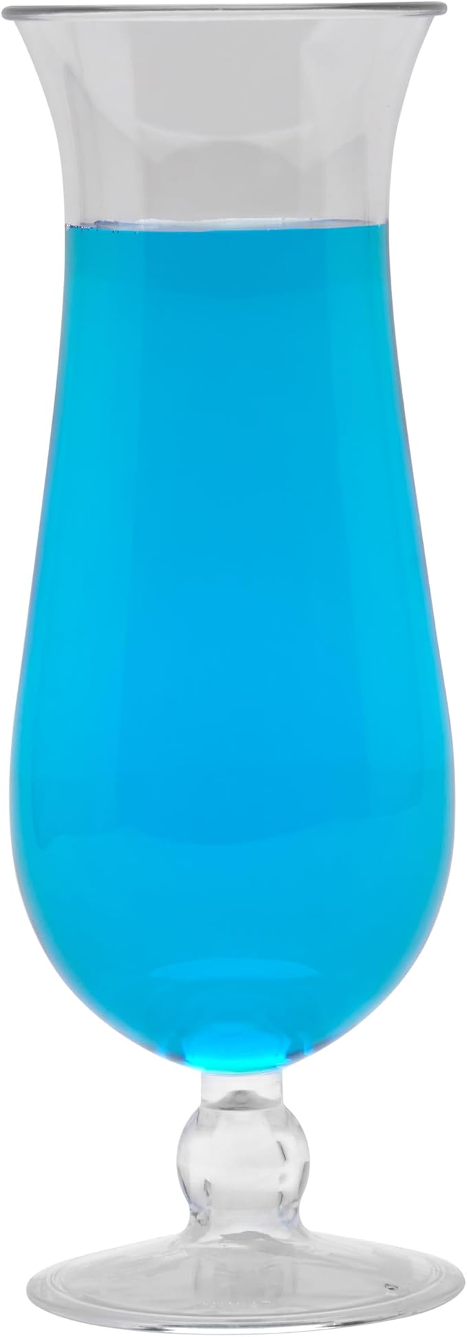 G.E.T. HUR-20-CL Clear PC Plastic Hurricane Glasses, 20 Ounce (Pack of 12)