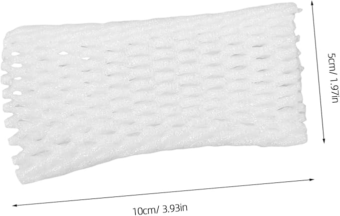 1pack Foam Mesh Sleeves for Fruit Protection Breathable and Reusable Netting Bags for Eggs Strawberries and More Versatile Cushioning for Safe Transport