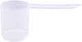 Plastic Measuring Scoop, (80 cc | 1/3 Cup | 2.7 fl oz. | 80 mL) Long Handle Spoons for Powders, Granules, Coffee, Pet Food, Baking Supplies, Protein and Other Dry Goods, BPA Free (Set of 1)