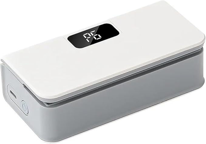Vacuum Sealer， Mini Heat Sealer Plastic Bag Sealing Machine Rechargable Storage Package Handheld Clip Food,Vacuum Sealer for Food(White)