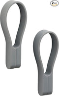 Zone Denmark Loop Towel Clip - Magnetic Towel Hanger - Keeping Your Towels Secure and Your Bathroom Organized. The Perfect Style and Functionality for a Neat and Tidy Bathroom Décor. (Pack of 2)