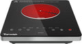 TOPWISH Hot Plate Electric Single Burner Cooktop,Portabl Electric Stove | Small Stove Electric 1300W with LED Touch,Child Lock,110V Glass Countertop Burner for Cooking