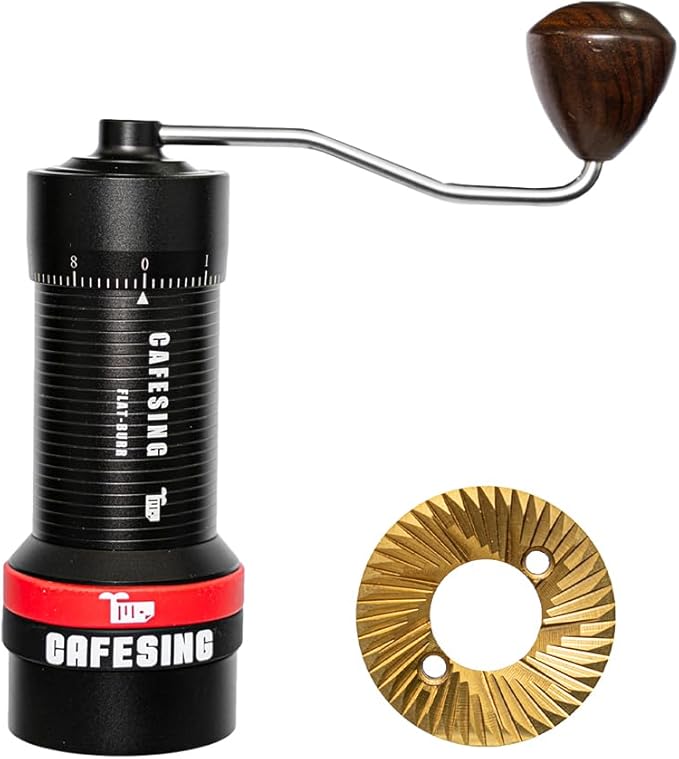 CafeSing ORCA go Flat Burr Manual Coffee Grinder