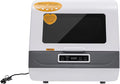 Countertop Dishwasher, 800W 3-In-14-6 Place Settings,3 Wash Modes Heated Drying,360° Spray Arms Portable Compact No Installation Needed for Apartments RVs Campers (White)