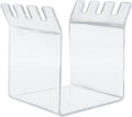 Ziplock Bag Holder | Space Saving Food Storage Bag Stand for Kitchen/Freezer/Food Prep | Sturdy Acrylic Baggy Rack with Clear Visibility