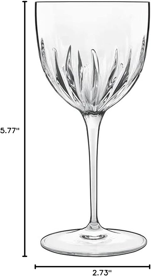 Mixology 5 3/4" Nick & Nora Dessert Wine Stem, 5 oz., Set of 6