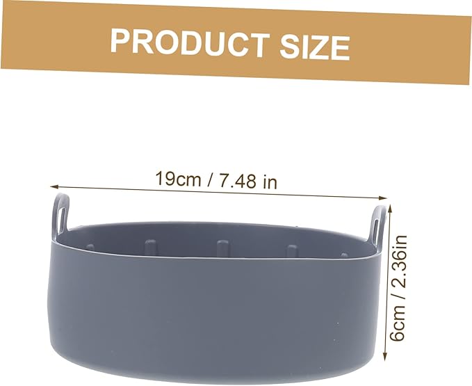Reusable Air Fryer Basket Liner Silicone Pad for Air Fryer Accessories Oven Liner for Bottom Non-stick Easy to Clean