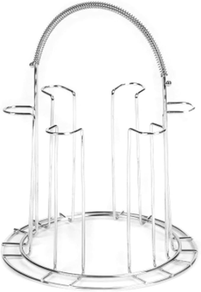 TOPINCN Stainless Steel Cup Bottle Drying Rack, Drinking Glass and Sports Bottle Drainer Rack,Stand Cup Dish Holder and Dryer Rack