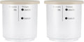 BLACK+DECKER Perfect Pint Ice Cream Maker Accessories – 2-Pack 1-Pint Replacement Jars, Extra Containers for Ice Cream, Gelato, Sorbet & Frozen Yogurt