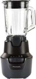 PowerXL Boost Blender, 4 Speed, 800 Watts, 48-oz Glass Jar, Black