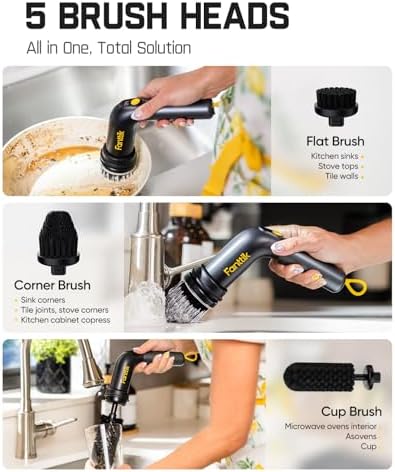 Fanttik G9 Handy Cordless Electric Spin Scrubber & Fanttik Flip G10 Nano AutoCare Cordless Electric Scrubber
