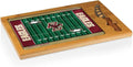 PICNIC TIME NCAA Icon Glass Top Cutting Board & Knife Set, Cheese Boards Charcuterie Boards, Serving Platter, (Parawood & Bamboo)