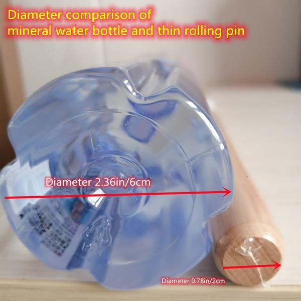 XBLDMJY Rolling Pins For Baking Ultra Thin,3/4 Inch Diameter,Long 27.5 Inch,(70 * 2m)