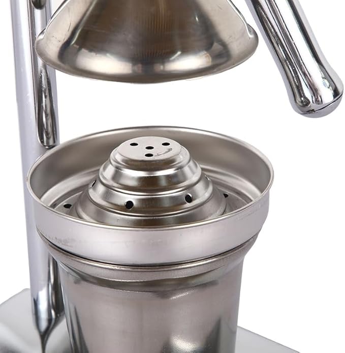 Cast Iron Juicer Hand Press, Cast Iron Juicer, Heavy Duty Hand Press Juice Extractor for Manual Juicers Stainless Steel Lemon Squeezer, Easy to Use, Home and Kitchen
