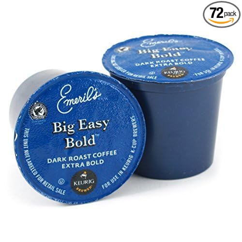 Emerils Big Easy Bold Coffee Keurig K-Cups, 72 Count by Emeril