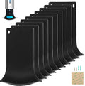 Soap Dispenser Drip Tray, Wall Mount Soap Dispenser Bracket, Laundry Detergent Drip Tray, Easy to Clean(Black,10pcs)