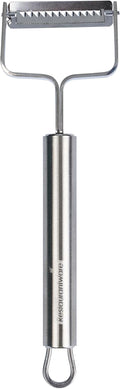 Restaurantware Stainless Steel Julienne Vegetable Peeler - German Standard Kitchen Peeler Dishwasher Safe, Sharp Blades, Ergonomic Handle - Potato Peeler for Potato, Apple, Cucumber