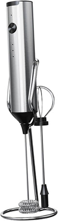 Electric Milk Frother Handheld Whisk Suitable for Coffee and Hot Chocolate with Metal Head and Ergonomic Grip