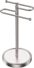 Hand Towel Holder, 304 Stainless Steel Heavy Duty S Shape Hand Towel Stand Free Standing Towel Bar for Bathroom Kitchen Countertop