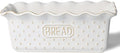 Ceramic Loaf Pan for Baking Bread, 9"X5" Bread Pans (Vintage White)