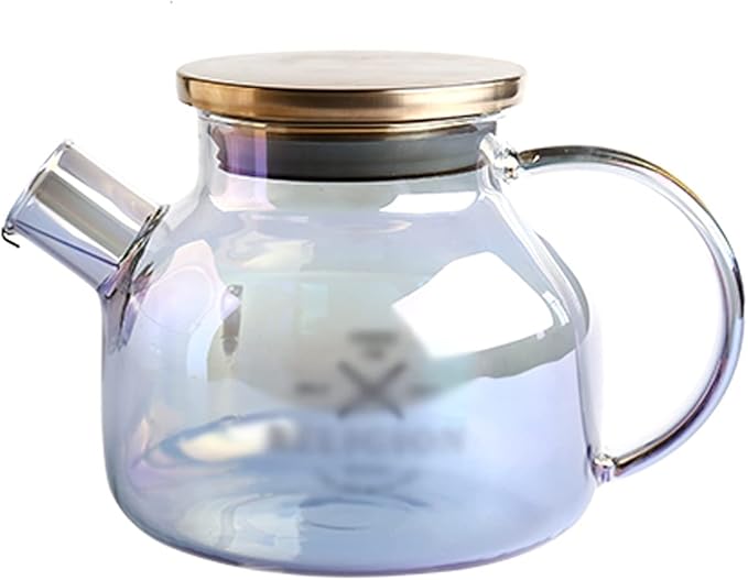 Water Pitcher Glass Pitcher with Spiral Filter High Temperature Resistant Kettle with Lid Large Capacity Teapot with Anti-Scald Handle Iced Tea Pitcher (Size : CH)