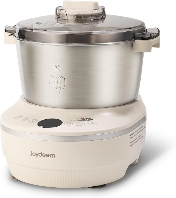 Joydeem Electric Dough Maker with Dual Seasonal Fermentation Function, 3.7Qt Dough Mixer Machine, Perfect for Bread Pizza Roti Dumpling Dough & Sourdough, HMJ-A351