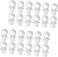 COLLBATH 24pcs Glass Ball Stopper Wine Bottle Stoppers Caps Keeper Portable for Bottles