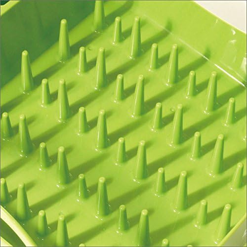 tub dish rack avocado