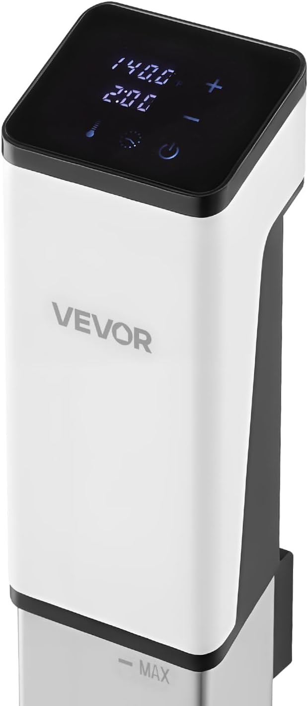 VEVOR Sous Vide Precision Cooker, 850W Sous-Vide Cooking Machine, Immersion Circulator with LED Digital Display, Secure Clamp Design, Fast-Heating, Accurate Temperature & Timer Control, Sous-Vide
