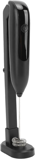 CDQL Fully Automatic Electric Milk Frother, Handheld Milk Frother with Charging Base, Intelligence Electric Milk Frother for Household, Baking
