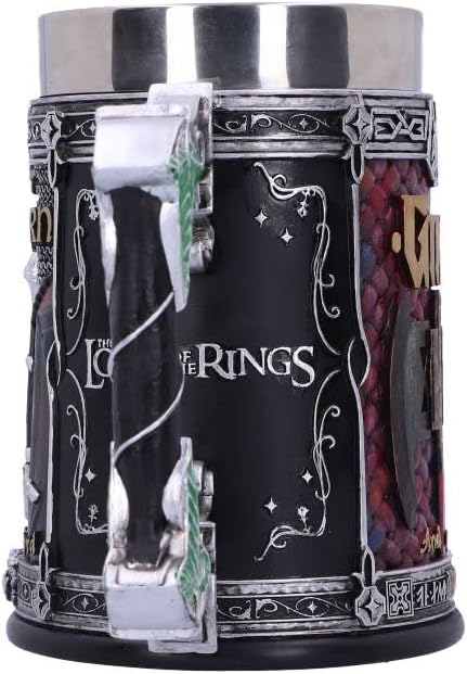 Nemesis Now Officially Licensed Lord of The Rings The Fellowship Tankard, Multi Coloured, 15.5cm