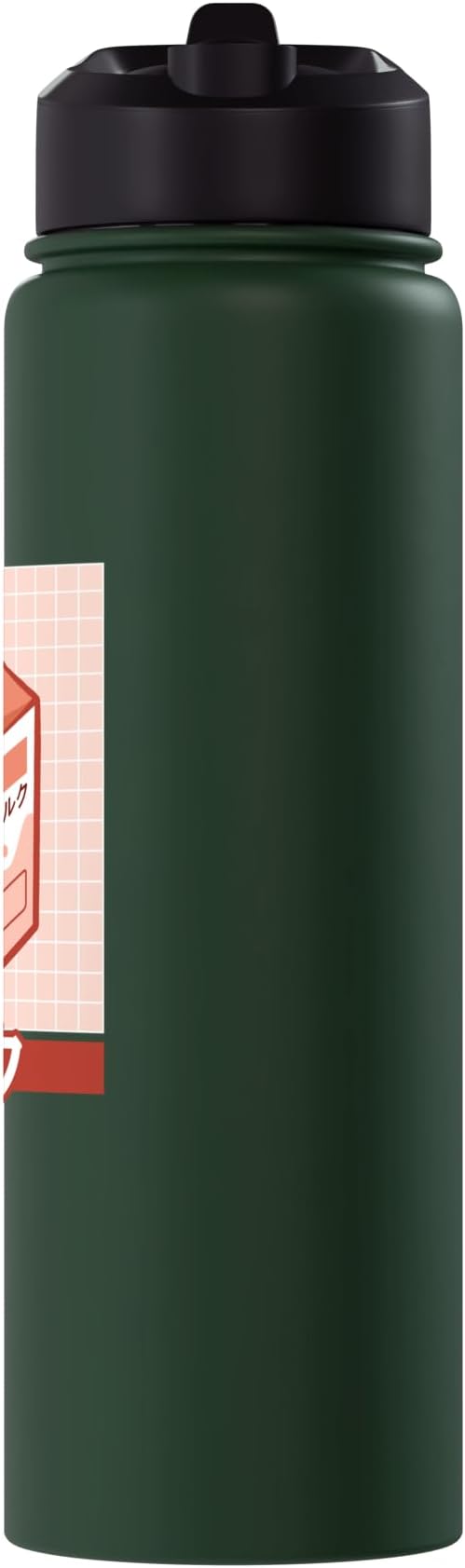 Cute Funny 90s Japanese Kawaii Aesthetic Peach Milk Stainless Steel Insulated Water Bottle