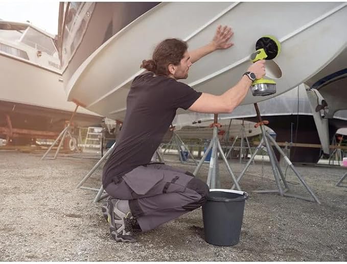 RYOBI ONEAND 18V Cordless Vortex Power Scrubber Tool ONLY P4510 | Battery and Charger Sold Separately