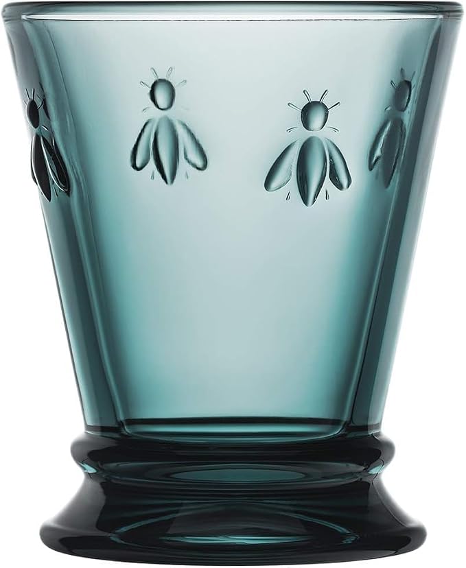 La Rochere Bee Blue Tumbler Set/6 - La Rochere Bee Glassware Sets