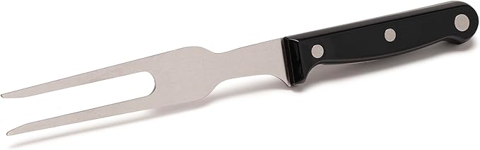 Rechargeable Electric Knife with 4 Serrated Blades and Safety Lock Trigger Release (Black))