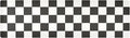 Checkered Black Trivet Table Runner Heat Resistant 230F for Hot Dishes Pots Plates Kitchen Dining Table Protector Decorative 39.37 X 11.8 Inch