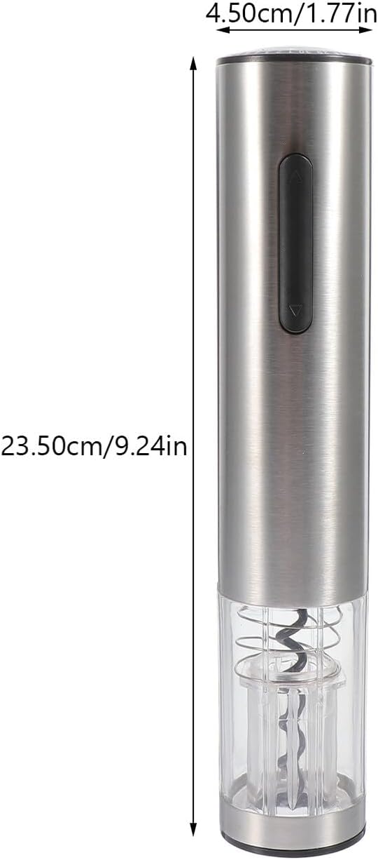 Angoily Electric Wine Opener USB Rechargeable Automatic Bottle Opener with Stainless Steel Base Foil Cutter Vacuum Stopper Practical Wine Opening Tool and Parties