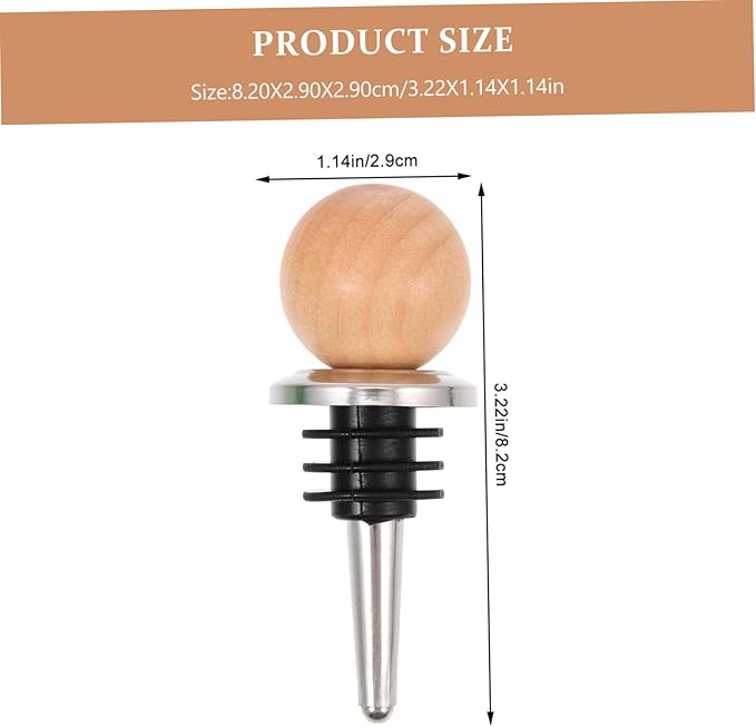 PRETYZOOM 4pcs Elegant Red Wine Cork Bottle Plug Wine Bottle Sealer Oil Stoppers for