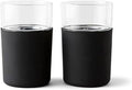Rabbit Freezable Beer Glasses, 2 Count (Pack of 1), Black