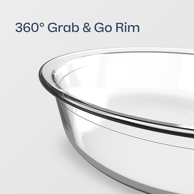 Tupperware Voila Glass Round Food Storage – Baking Dish, 1.8 qt / 1.7 L