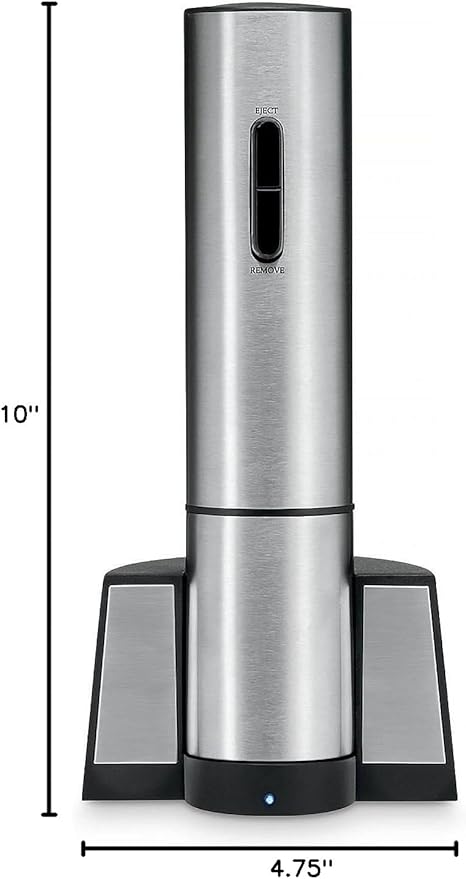 Cuisinart CWO-25 Electric Wine Opener, Stainless Steel 3.50" x 4.75" x 10.00"