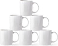AmorArc 12oz Off White Coffee Mugs Set of 6, Ceramic Coffee Mugs with Large Handle for Man, Woman, Light Weight Coffee Mugs Set for Latte/Cappuccino/Cocoa/Milk, Dishwasher & Microwave Safe, 6Pcs