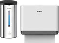 AIKE Wall Mount Automatic Soap Dispenser and Paper Towel Dispenser,Model AK1205 & AK5101